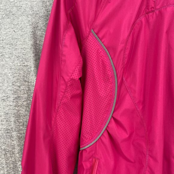 Lululemon Run Inspire Jacket Womens 8 Pink Dual Zipper Water Resistance Hood - Picture 7 of 16